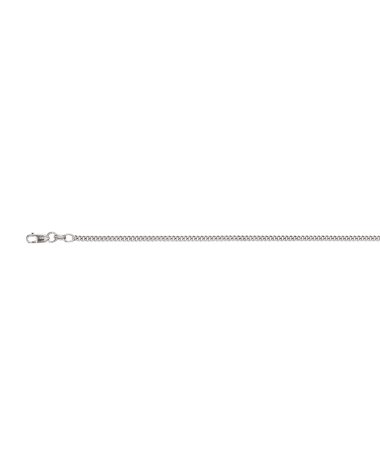 9CT W/G CURB 2.10mm/60cm