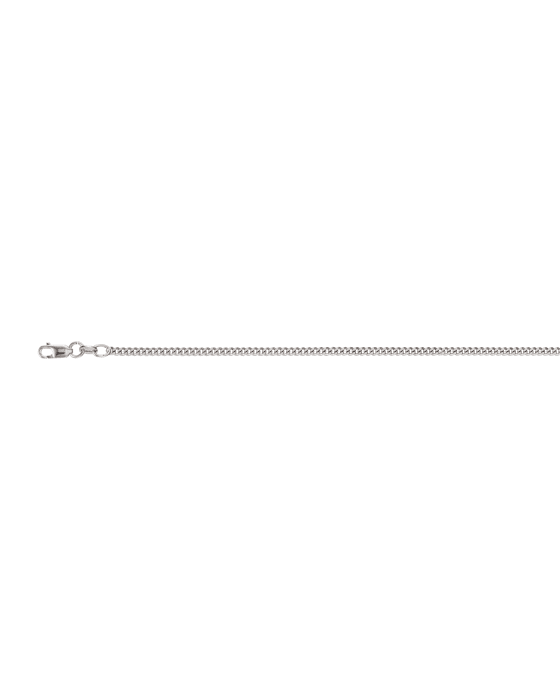 9CT W/G CURB 2.10mm/60cm
