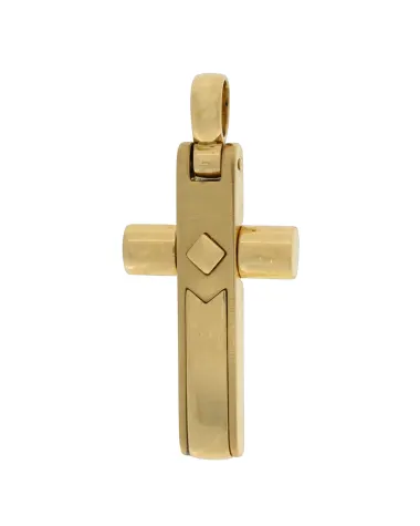 18CT Y/G CROSS 504