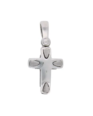 18CT W/G CROSS 501