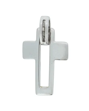 18CT W/G CROSS 505