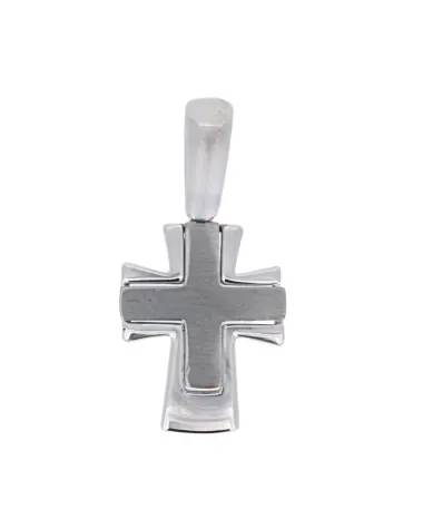18CT W/G CROSS 503