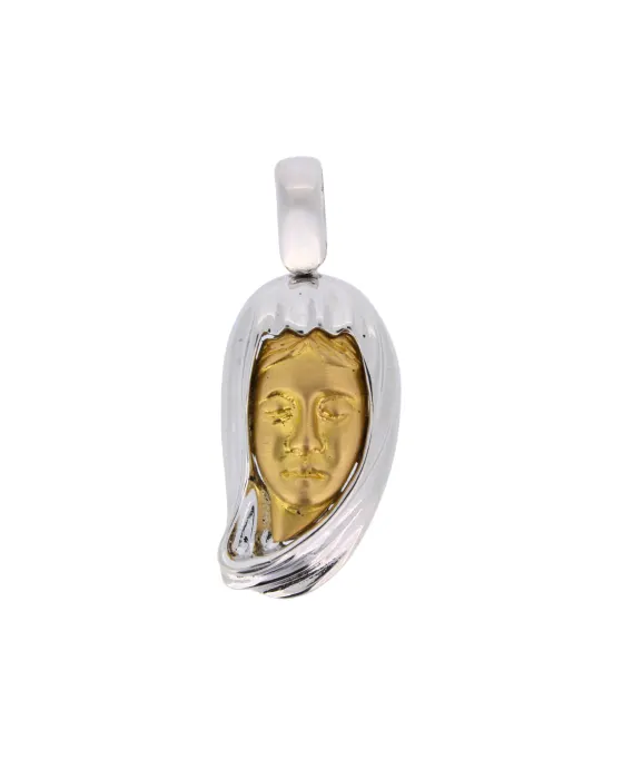18CT T/T MADONNA MEDAL 508