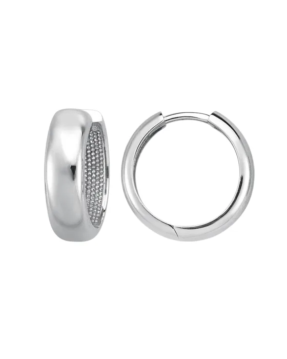 9CT W/G HUGGIES 4mm/8mm