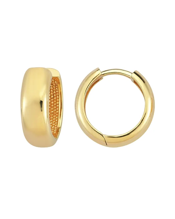 9CT Y/G HUGGIES 5mm/12mm