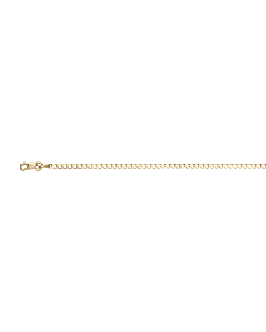 9CT Y/G FLAT CURB 2.80mm/60cm