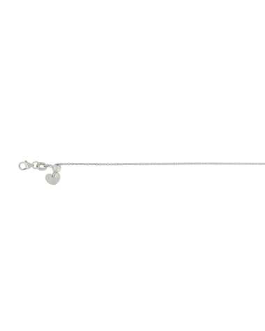 9CT W/G EXT TRACE 1.25mm/47cm