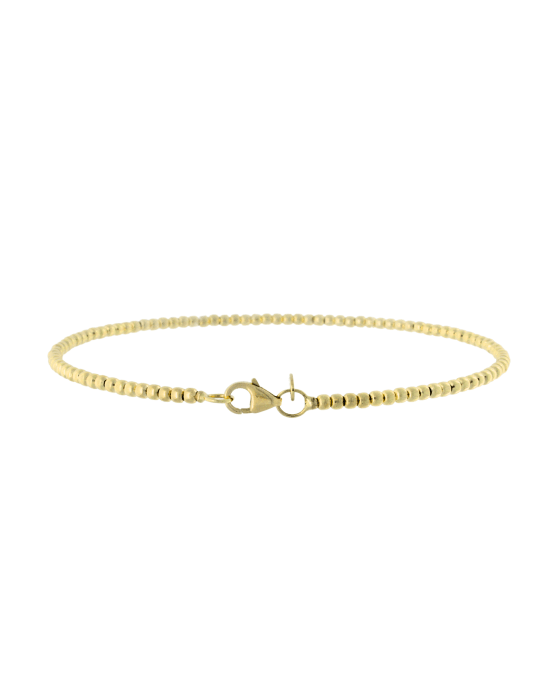 9CT Y/G BALL BANGLE 2.00m/18cm