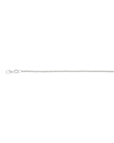 9CT W/G BALL CHAIN 2.00mm/45cm