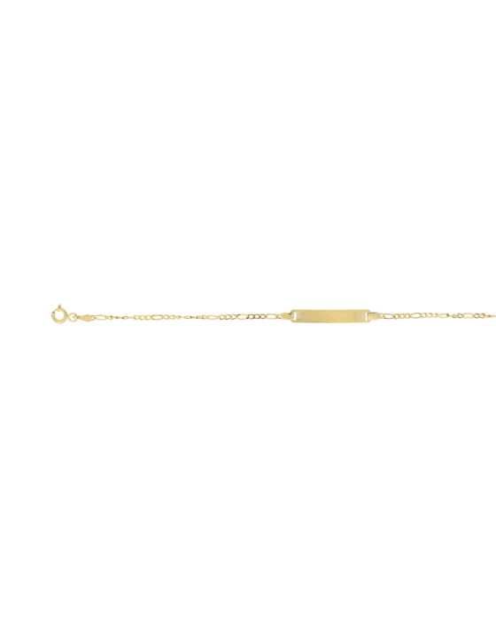 18CT Y/G FIG I.D.BLT 14-16cm