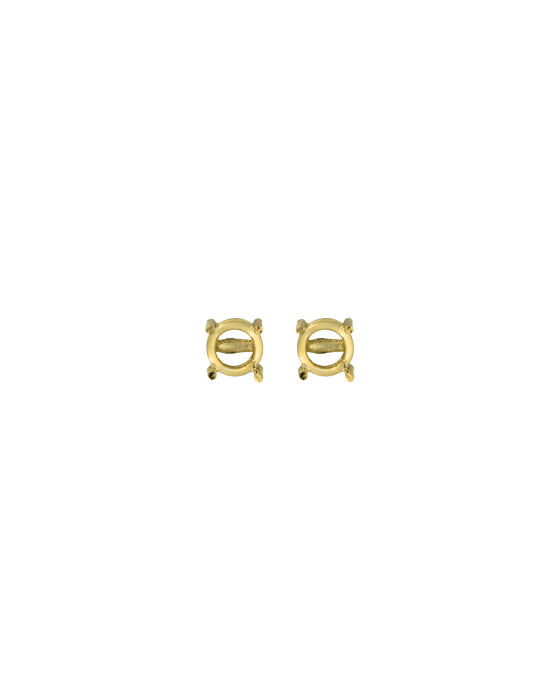 18CT Y/G TRAD EAR MOUNT 50pt