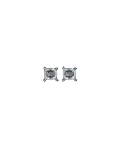 18CT W/G TRAD EAR MOUNT 25pt