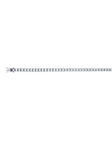 14CT W/G SQUARE TENNIS 10pt/52