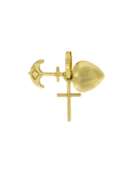 18CT Y/G FAITH HOPE CHARITY