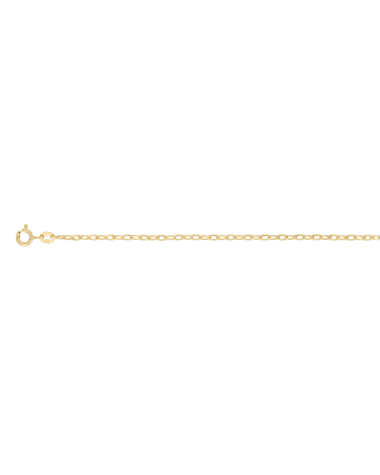 9CT Y/G OVAL D/C TRA 1.9m/45cm