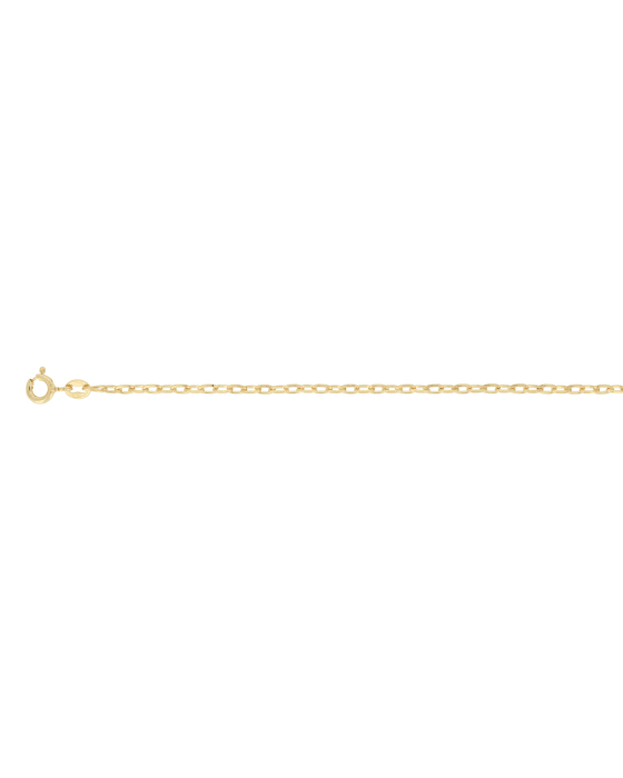 9CT Y/G OVAL D/C TRA 1.9m/45cm