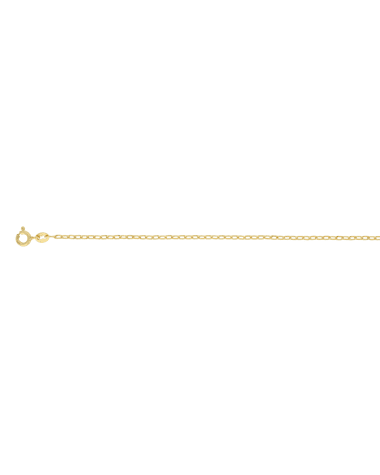 9CT Y/G OVAL D/C TRA 1.4m/45cm