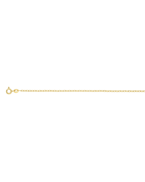 9CT Y/G OVAL D/C TRA 1.4m/45cm